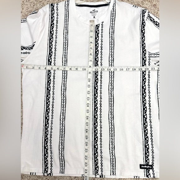 Hollister Mens Striped T Shirt M Lot 2 - Picture 9 of 11